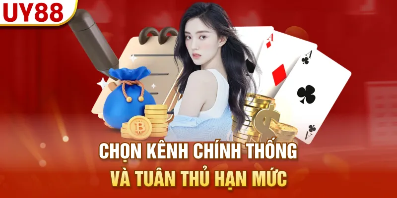 Chọn kênh chính thống và tuân thủ hạn mức